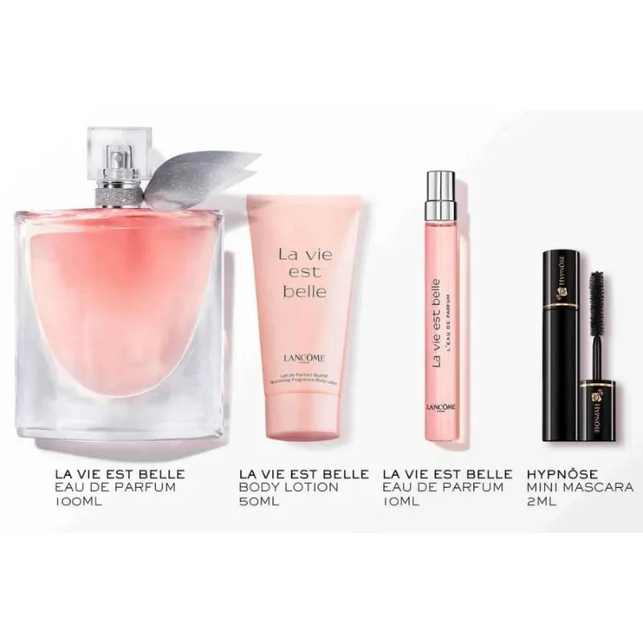 Perfume Set Lancome La Vie Est Belle 4pzas, Eau de Parfum, Dama